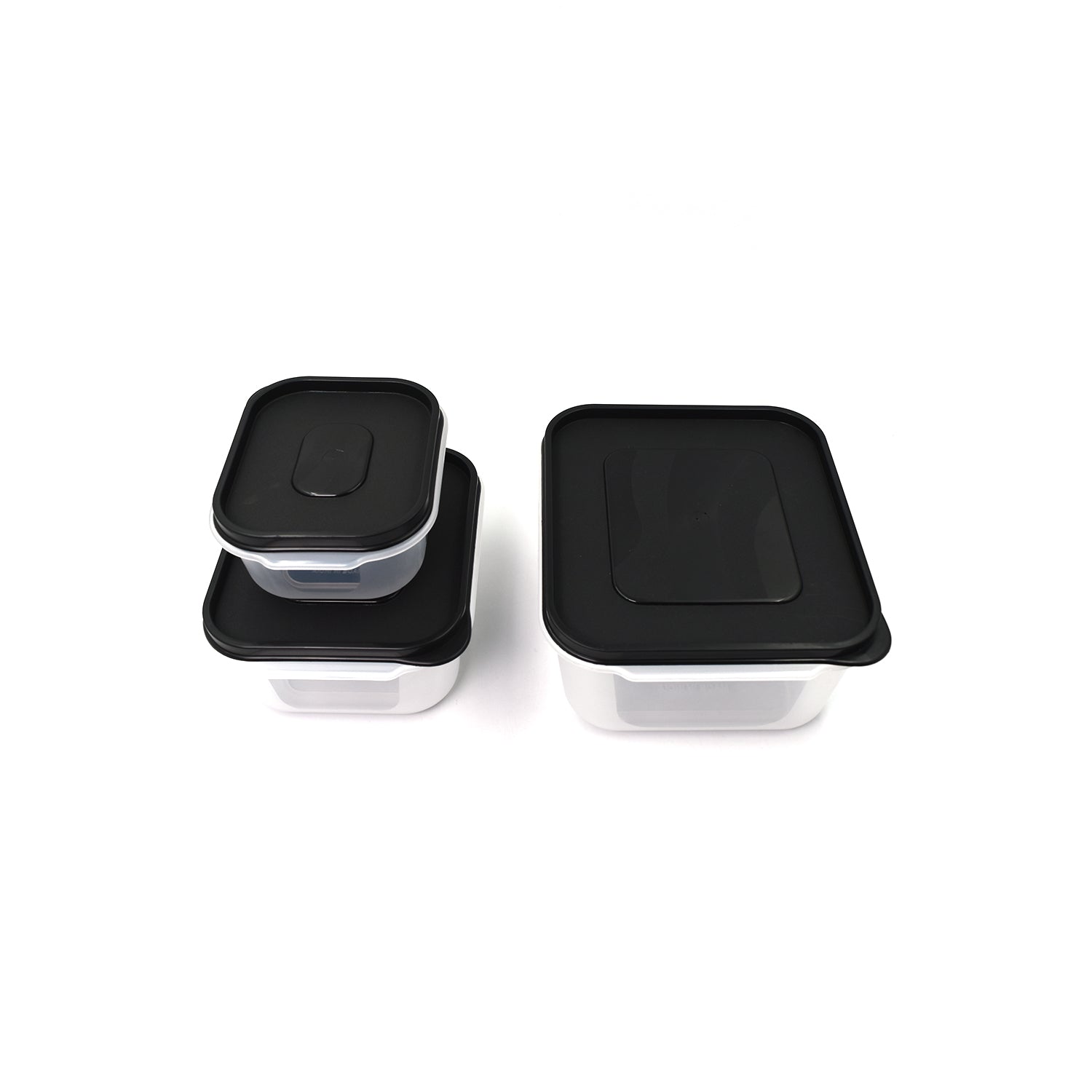 2748 3 Pc Square Container used by various types of peoples for storing their types of stuffs and all purposes. 2748 3 Pc Square Container used by various types of peoples for storing their types of stuffs and all purposes.